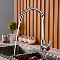 BONADE Moda 360 Giratorio Caño Grifo Cocina Monomando Grifo para Cocina Grifo de Agua Caliente y Fría Grifo Fregadero…
